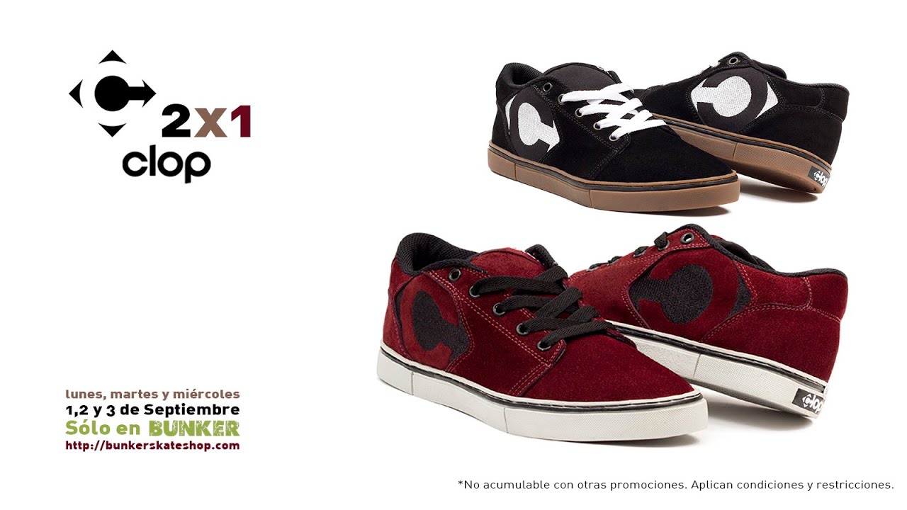 Bunker Skate Shop - 2x1 Clop Shoes