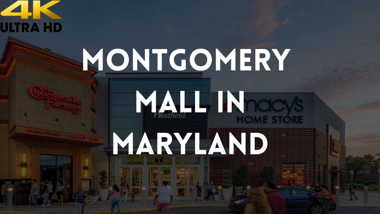 4K 🇺🇸| Walking Tour | One of the BEST Malls in Maryland | Montgomery Mall