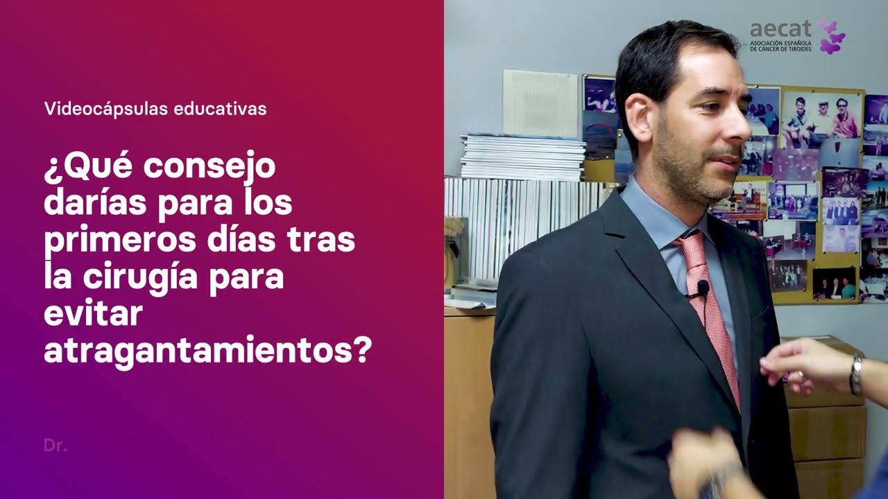 ¿Qué consejo darías para los primeros días tras la cirugía para evitar atragantamientos?