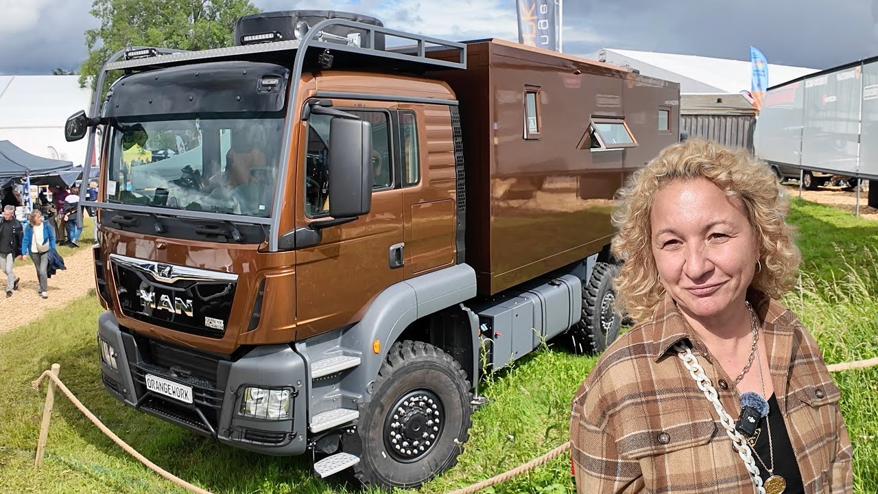 Schönste deutsche Wohnmobile 2025: Orangework MAN 6x6 Campervan extrem