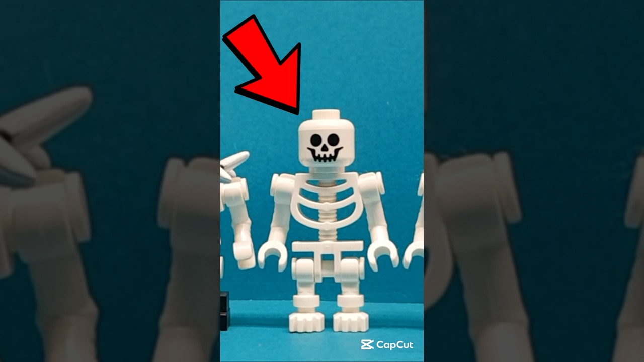 EVERY LEGO SKELETON type! #lego #legopieces #skeleton #legosets #minifigures #legominifigures