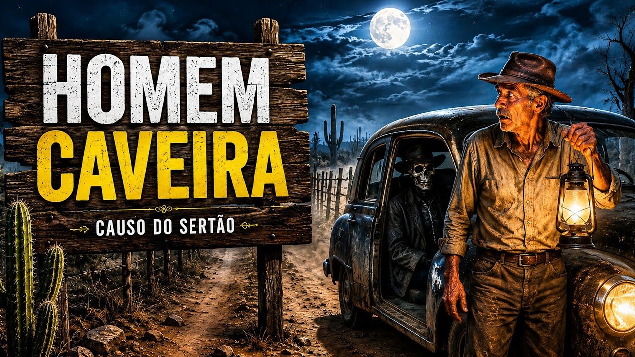 A CARONA TERR&Iacute;VEL DO SERT&Atilde;O|Ele Levou Um Homem Caveira e Nunca Mais Teve Paz depois do que aconteceu