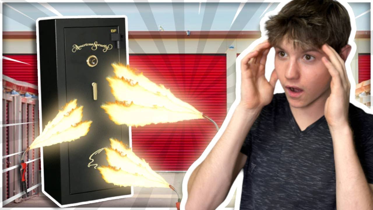 HUGE LOCKED GUN SAFE Found In An Abandoned Storage Unit!!