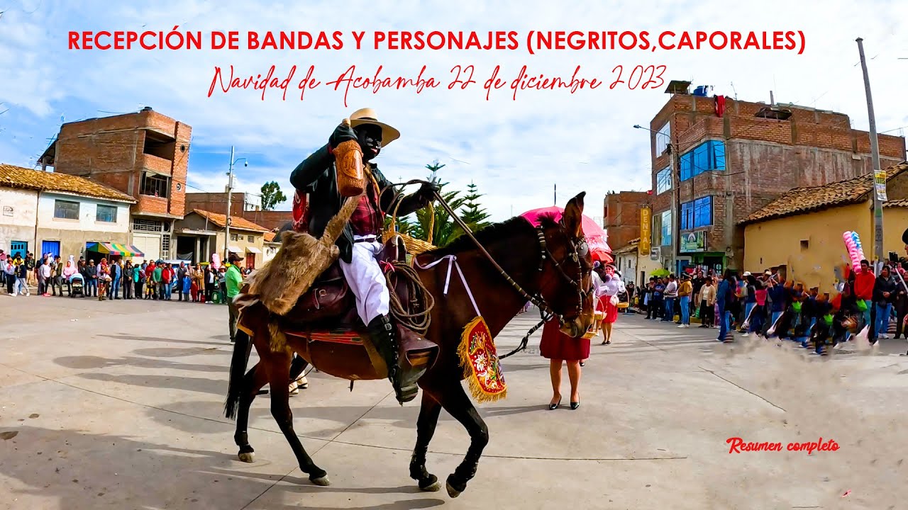 Recepción de Bandas Barrio Santos y Pueblo Viejo 22 de diciembre, Navidad 2023 - Resumen completo