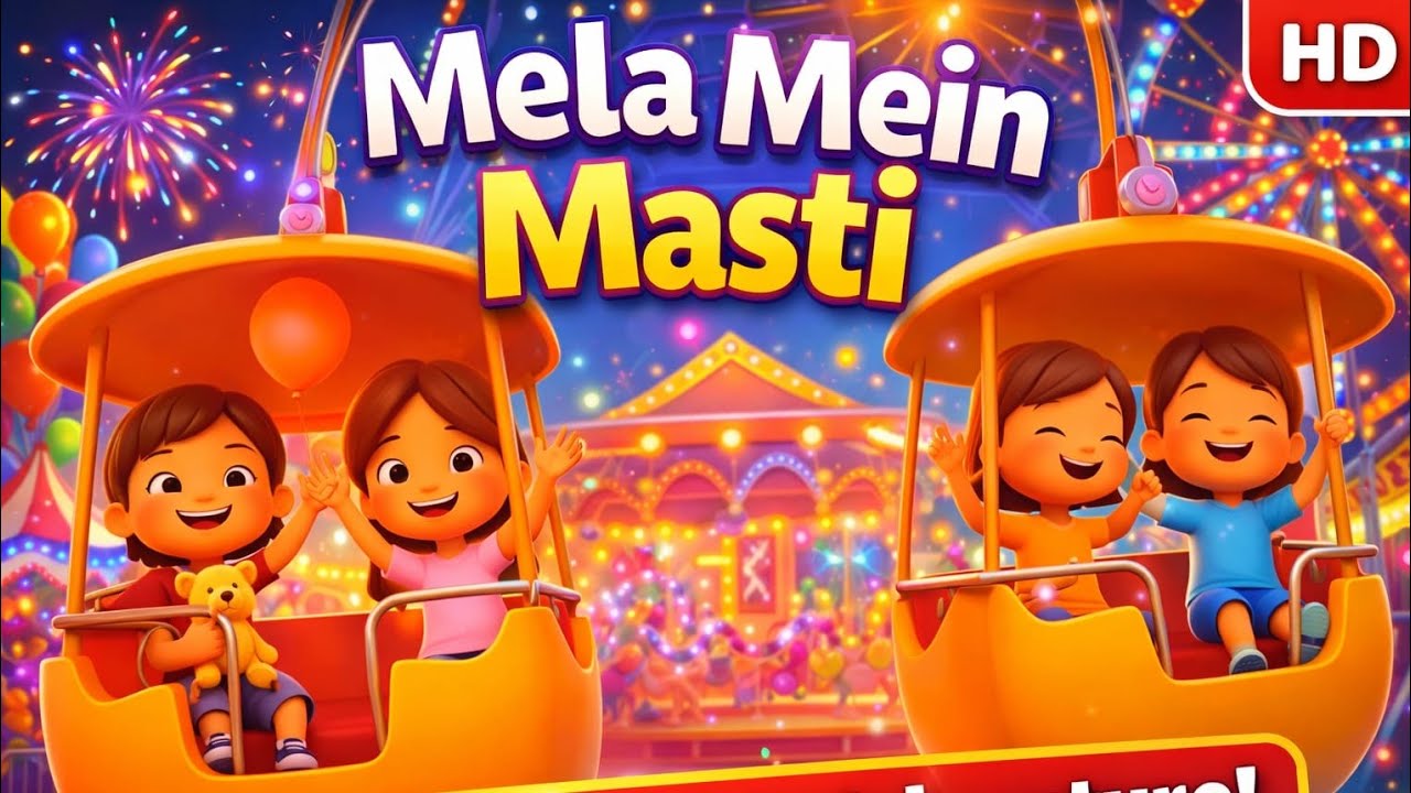 Mele Mein Masti 🎡 | Hindi Kids Song | Fun Fair Rhyme