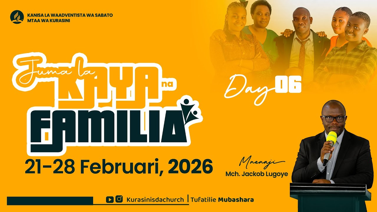 🔴  JUMA LA KAYA NA FAMILIA|| KURASINI SDA ||