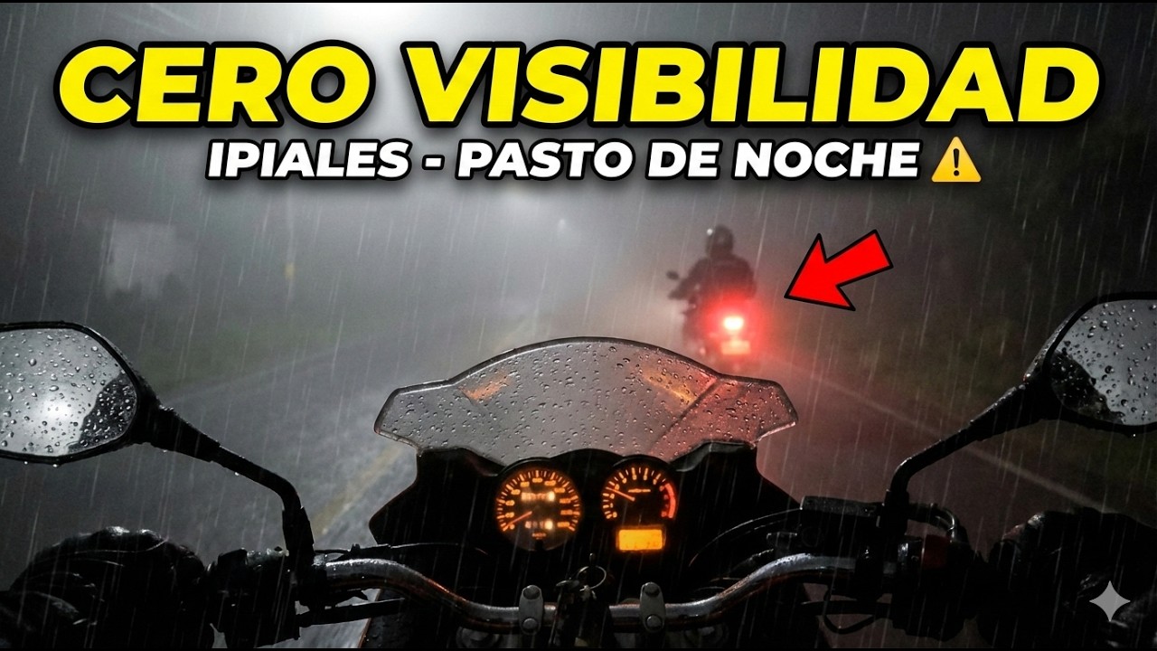 La ruta más PELIGROSA: Manejando a ciegas de noche (Ipiales - Pasto)