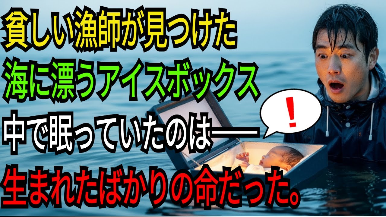 海に捨てられたアイスボックスの中で見つけた“生きていた赤ちゃん”―― 貧しい漁師は涙を流した。そして10年後、その赤ちゃんが漁師の命を救った奇跡の実話。
