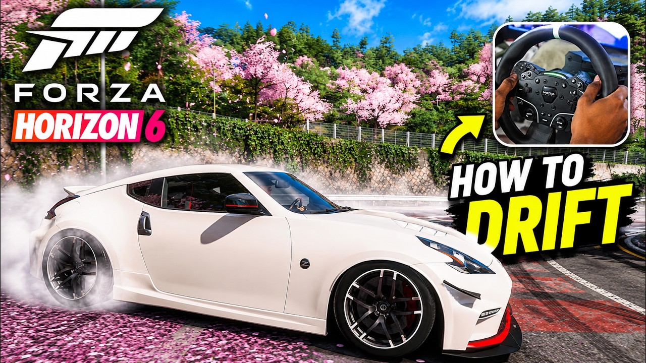 Как дрифтить в Forza Horizon 6 (автомобили, тюнинг, места для дрифта...) MOZA R5