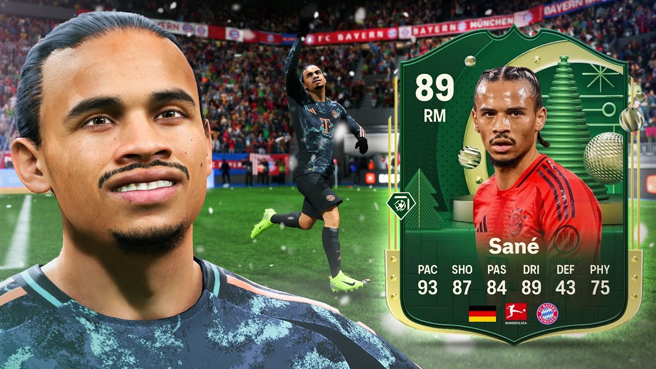 89 Winter Wildcards SBC Sane is ICE COLD! 🥶 FC 25 Player Review