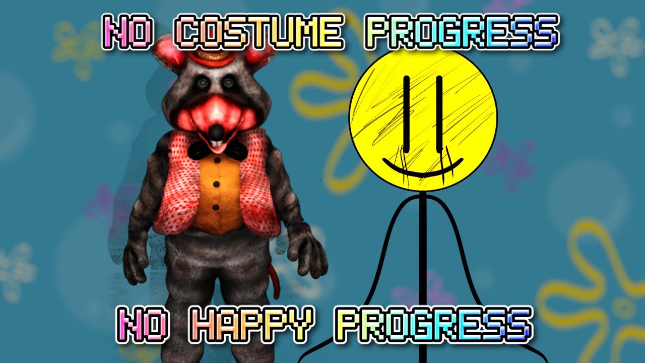 WORST DAY EVER NO COSTUME PROGRESS NO HAPPY PROGRESS | Mr. Krabs's Nights of Terror