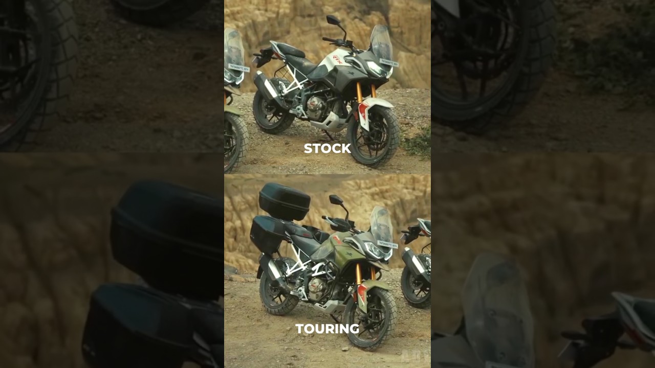 Новый TVS Apache RTX 300 &mdash; готов к путешествиям #tvs #adventurebike #apache