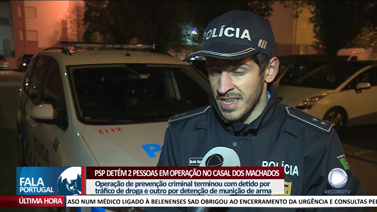 PSP detém 2 pessoas em operação no Casal dos Machados