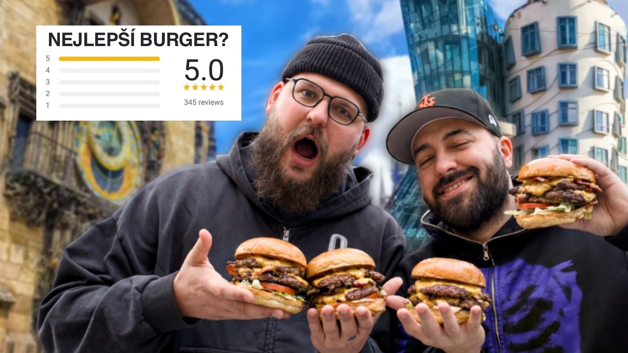 NA&Scaron;LI JSME NEJLEP&Scaron;&Iacute; BURGER V PRAZE?! PART 1 🍔😋 N&Aacute;&Scaron;UP #1