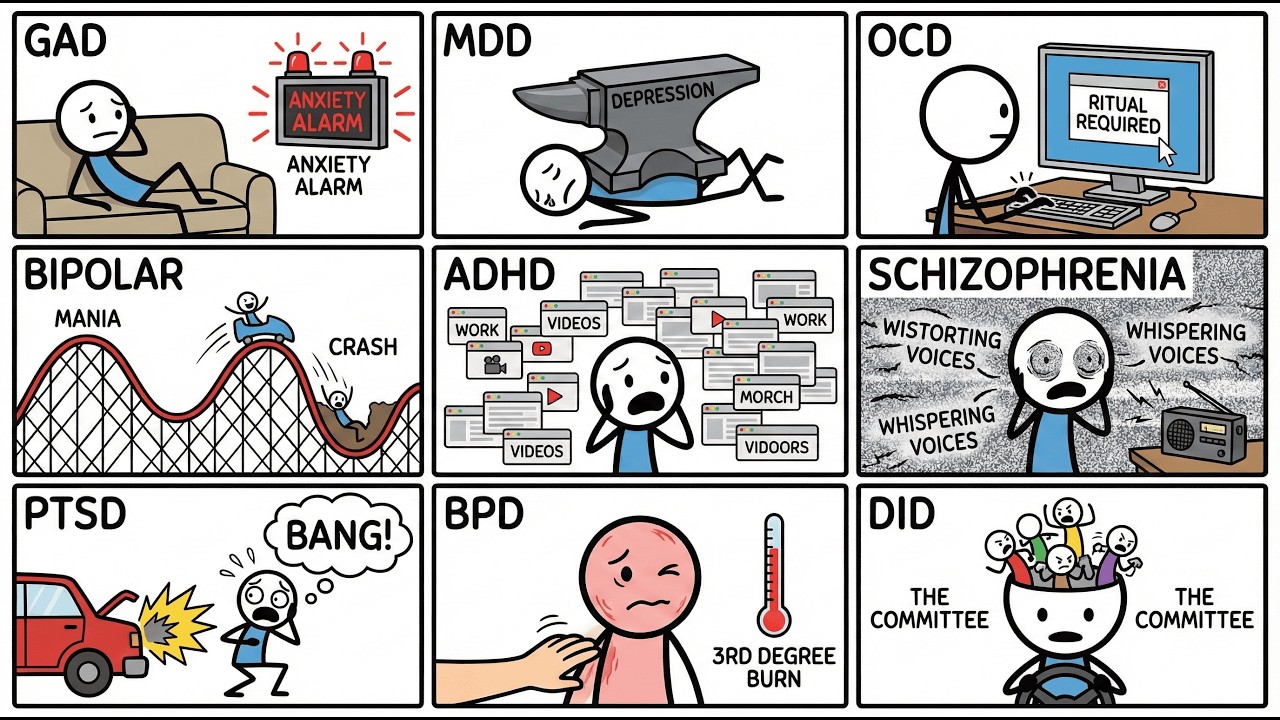 Mental Disorders explained in 6 Minutes