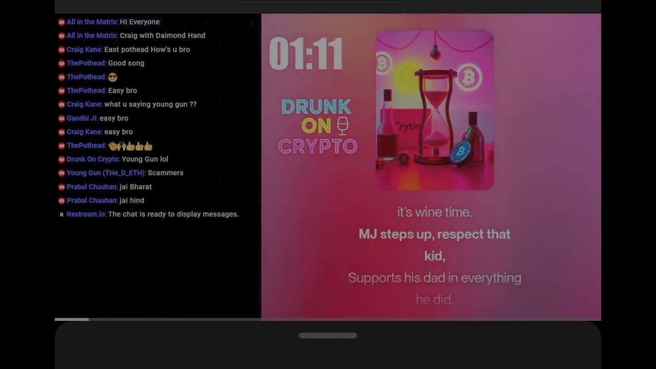 Drunk on Crypto Friday night live