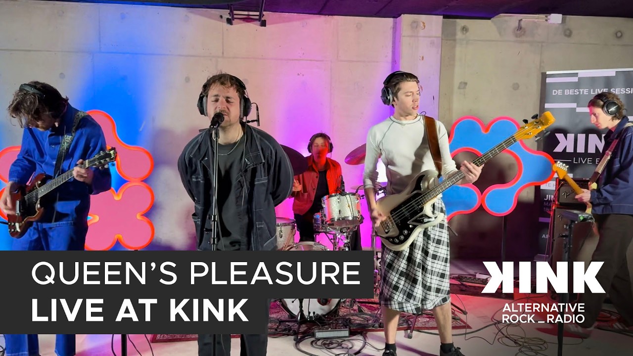 Queen’s Pleasure speelt ‘Eva’, ‘The Drop’, en ‘The Club’ in de KINK Live Bunker