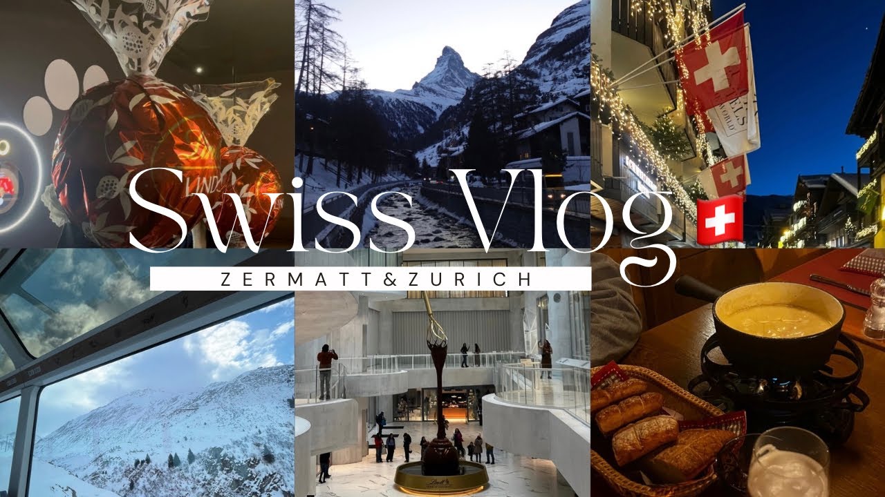 【Switzerland】3日間に詰め込んだスイス大満喫旅行🇨🇭✨
