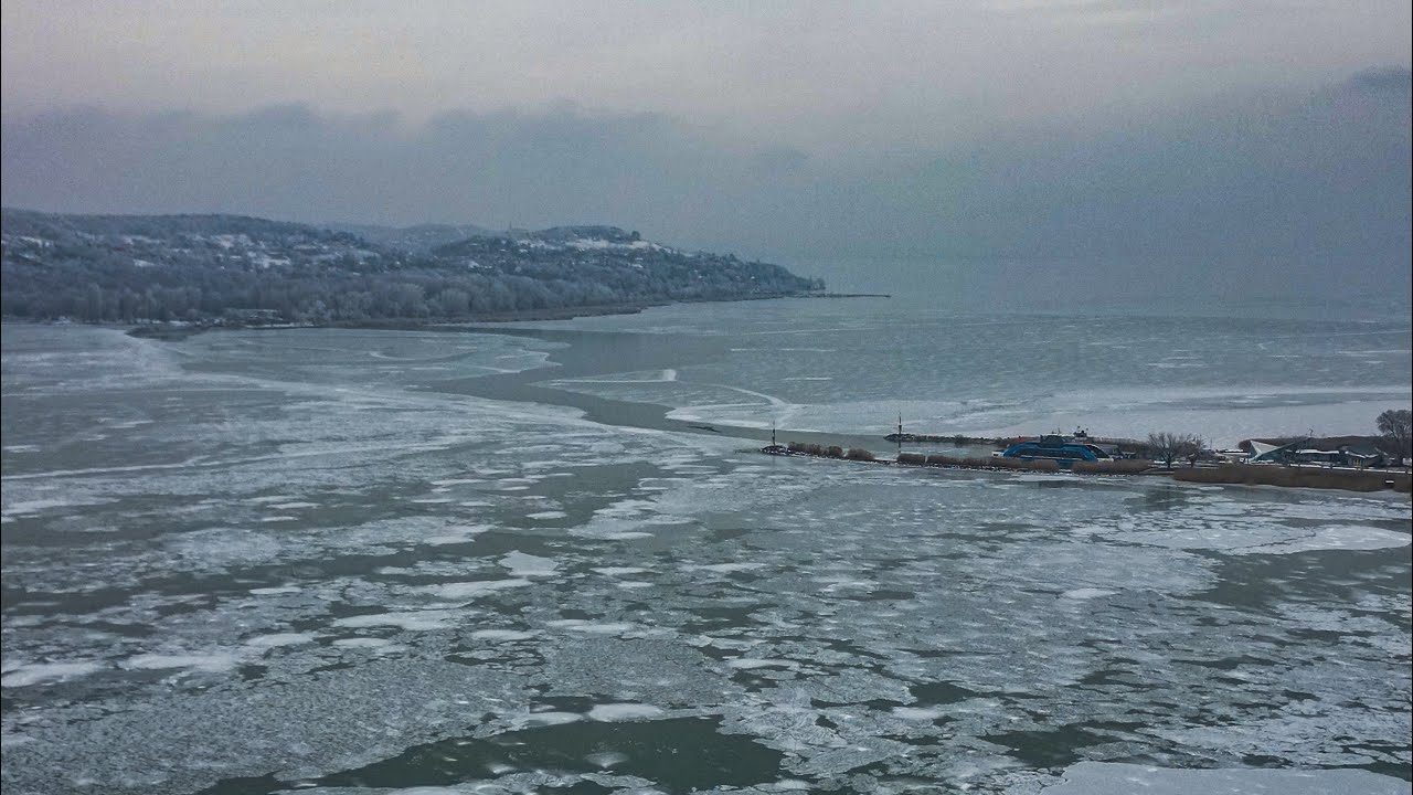 AERIAL SHOT - 4K 60FPS | 22.01.2026. | Lake Balaton, Sz&aacute;nt&oacute;d