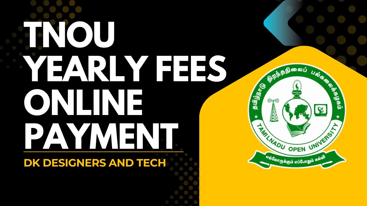 TNOU Semester Fees Online Payment 2025