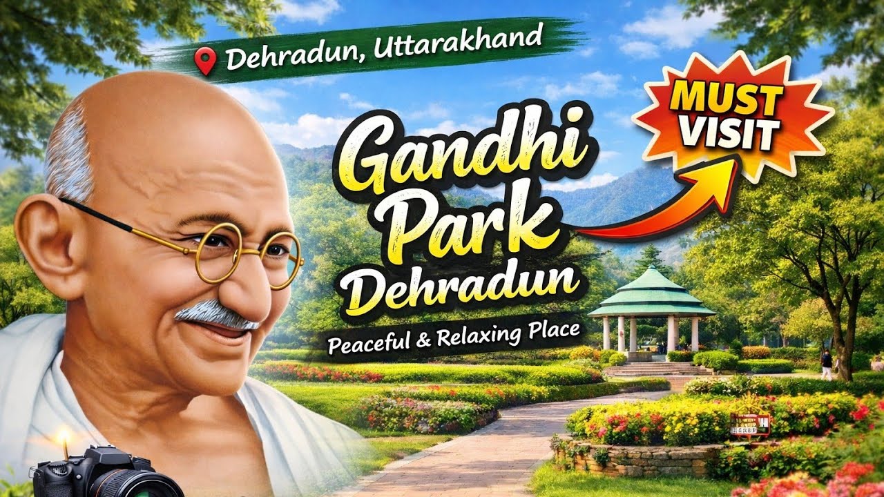 महत्मा गांधी पार्क देहरादून 🌿 | Mahatma Gandhi Park Dehradun 🌿 | Beautiful Garden  | Dehradun Vlog