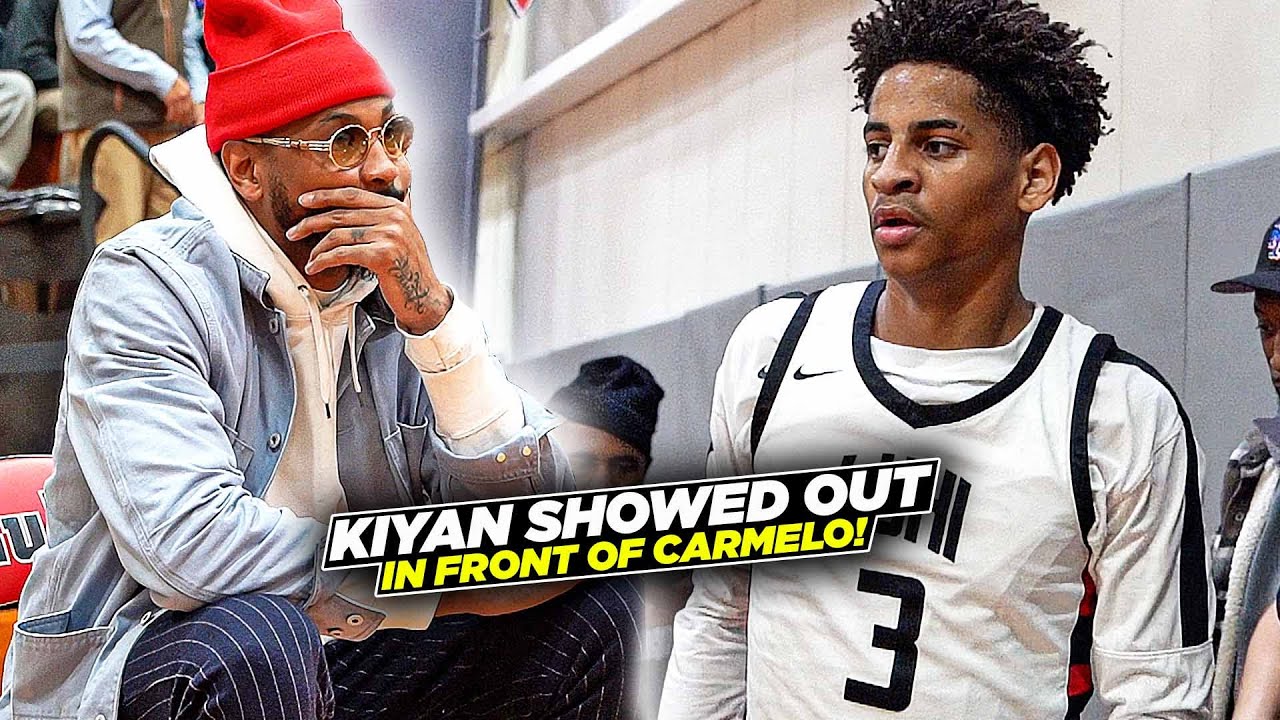 Kiyan Anthony Shows OUT In Junior Year DEBUT In Front Of Carmelo Anthony!