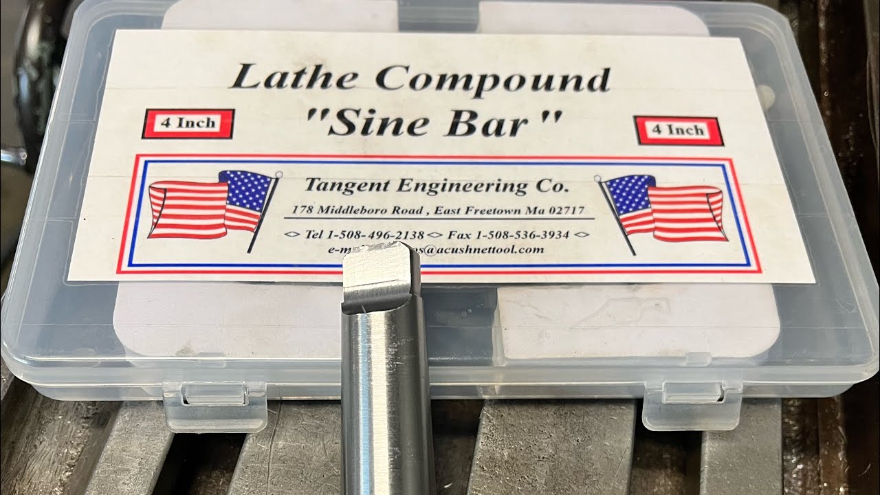 Machining a Morse Taper using a Lathe Compound Sine Bar