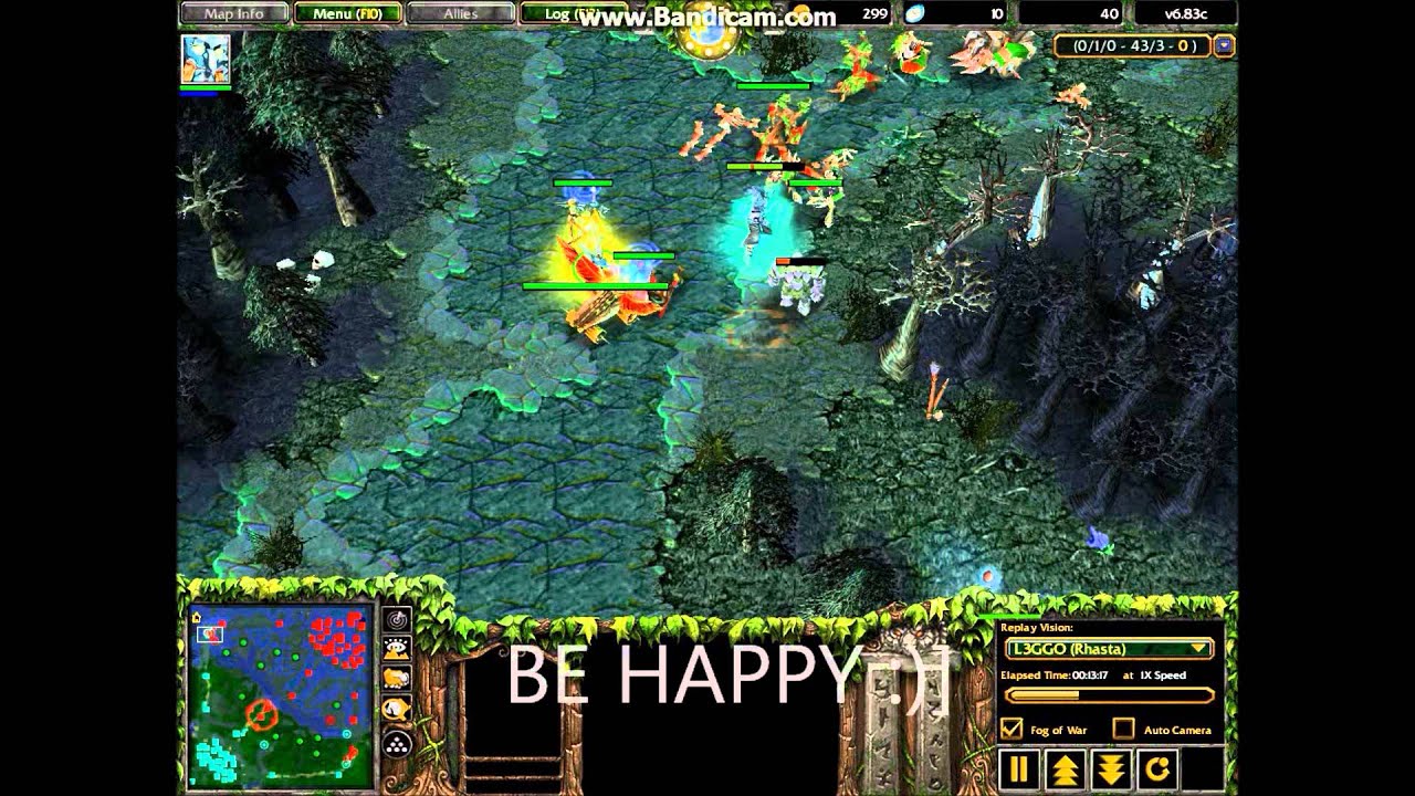 Dota 6.83c map 2015
