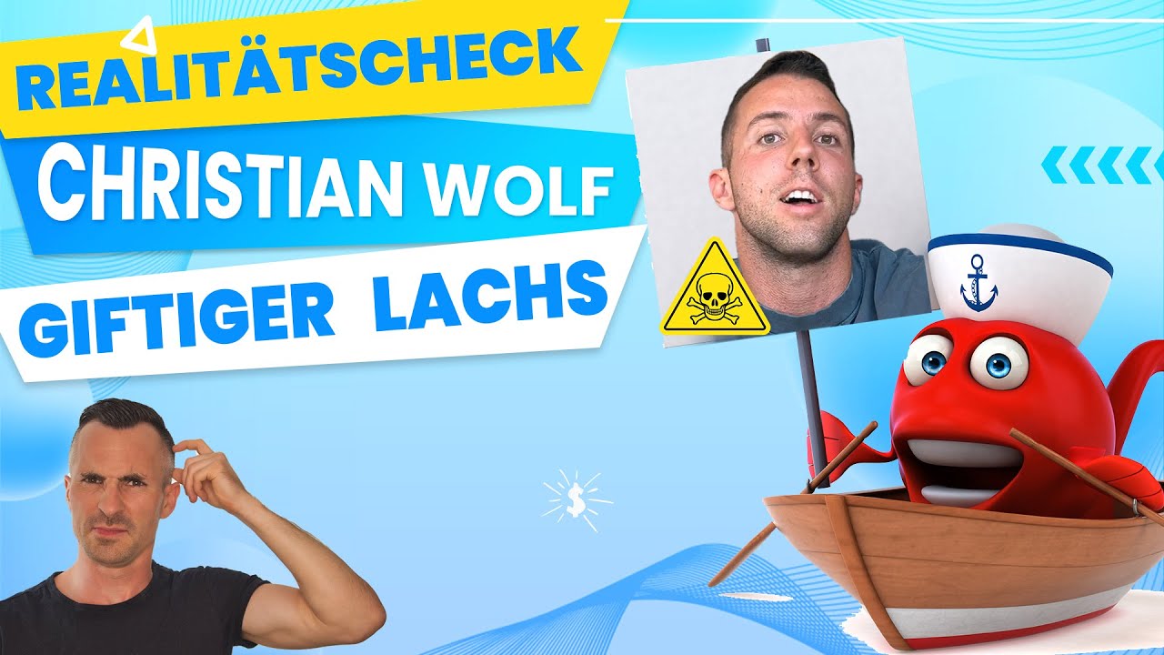 Christian Wolf und der giftige Lachs - kauf meine Supplemente