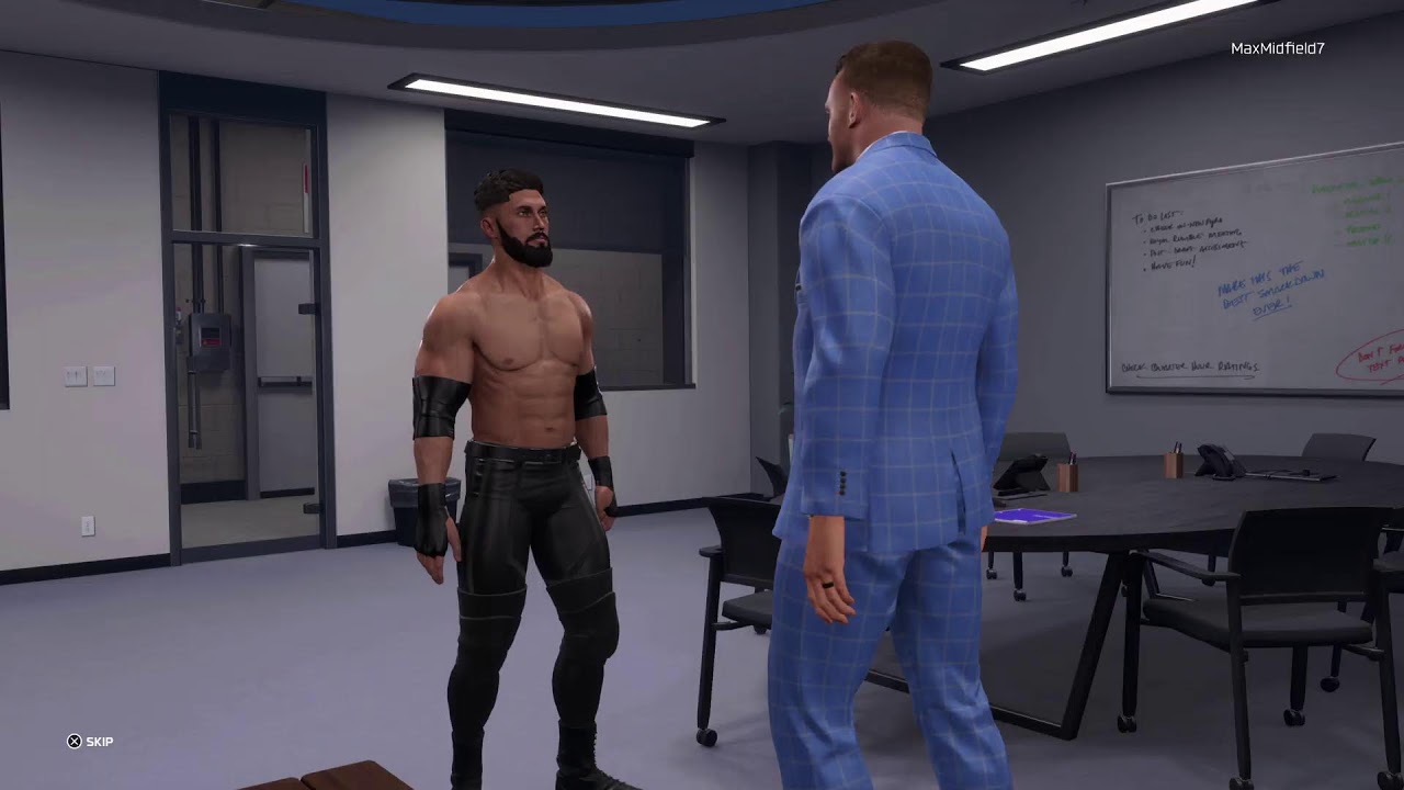 Playing myrise wwe 2k25 part 1