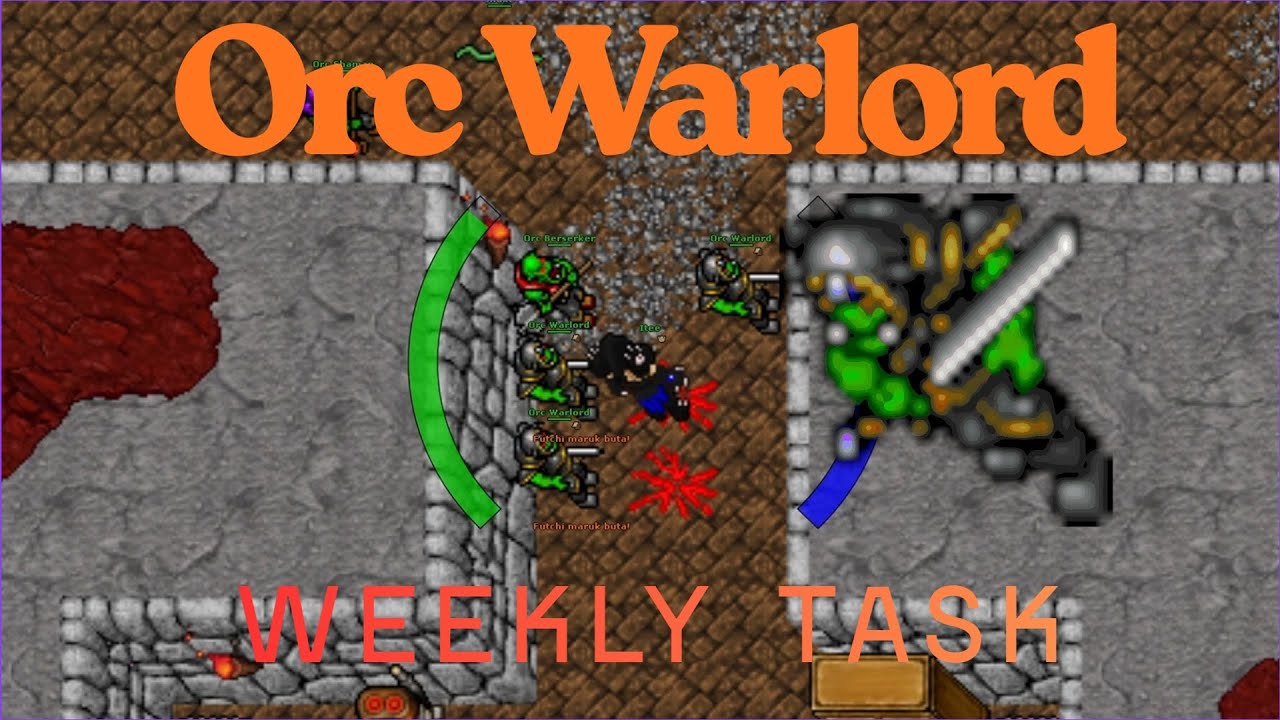 Tibia Orc Warlord Orc Fortress Weekly Task Bestiary #tibia #tibia2026  #tibiaglobal #weeklytask