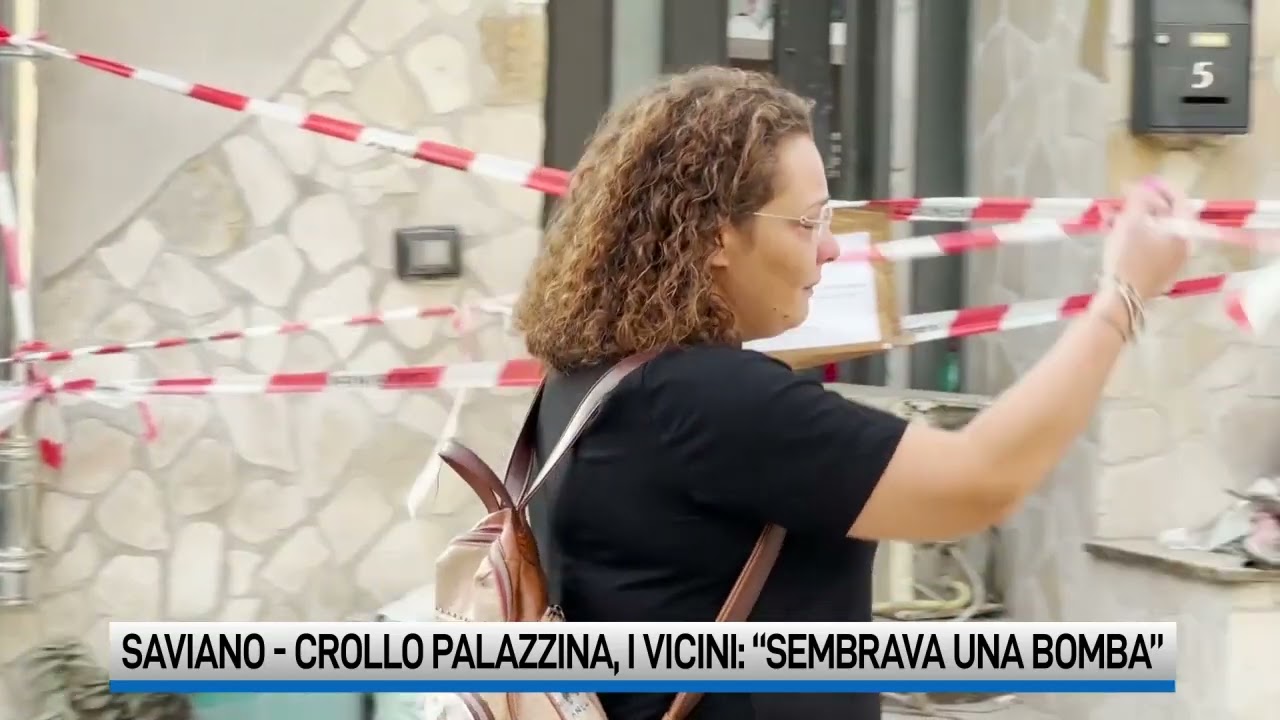 Saviano, crollo palazzina. I vicini: 