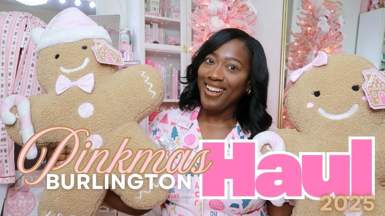 HUGE BURLINGTON PINKMAS HAUL | OMG! I FOUND SO MUCH CUTE STUFF!