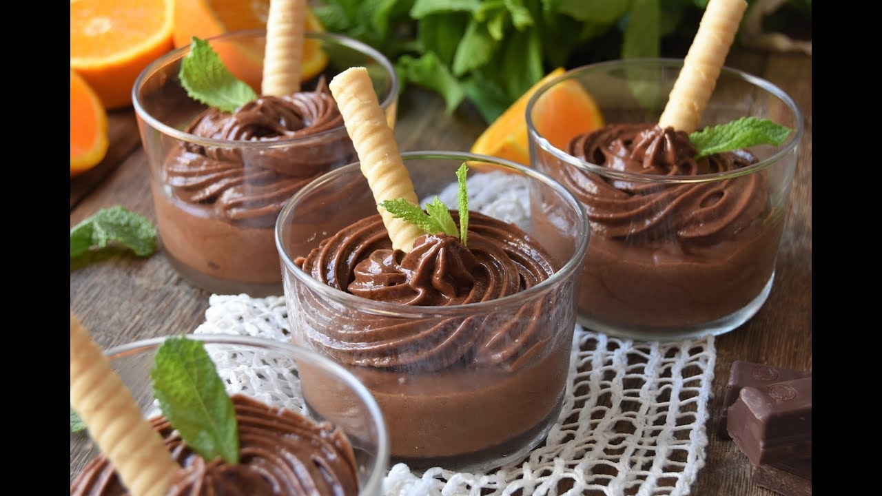Mousse de chocolate casera y muy fácil
