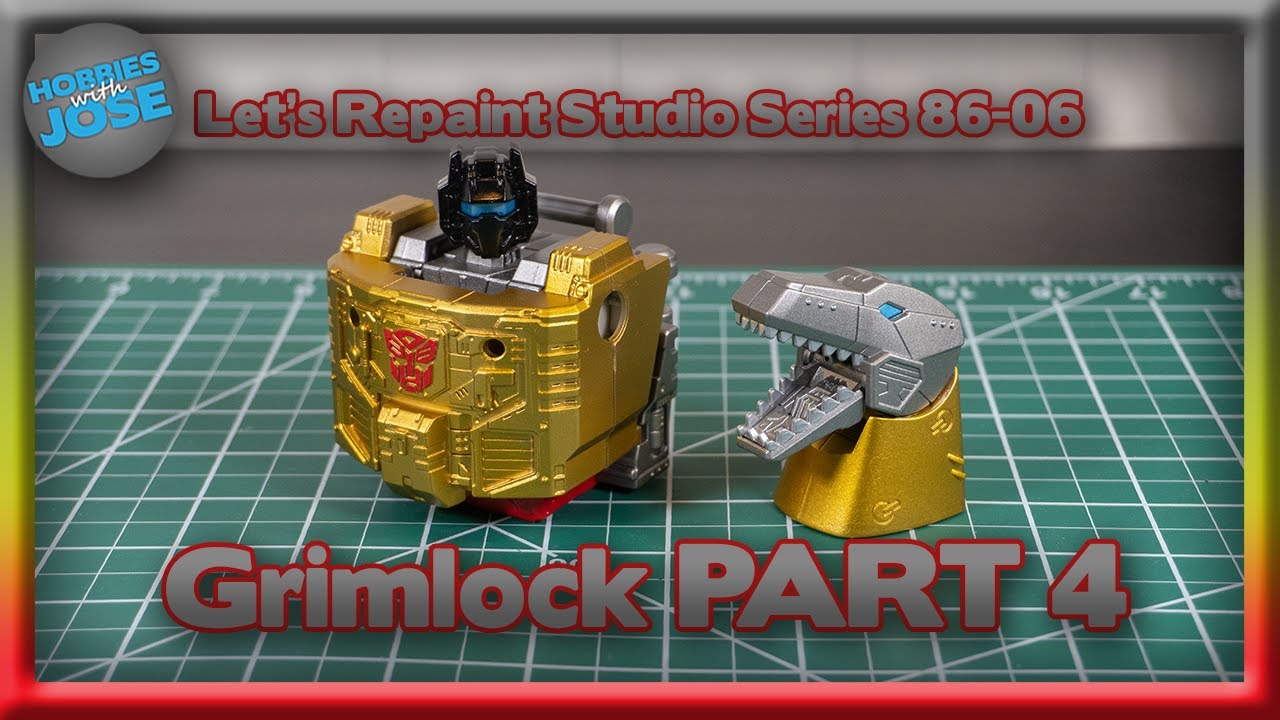 Let's Repaint Transformers Studio Series 86-06 Grimlock - Part 4