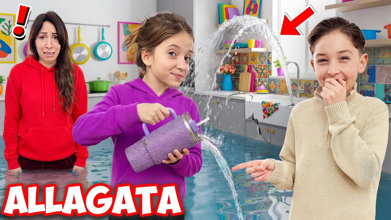 CASA ALLAGATA... FIGLIACHIARA E FIGLIODIEGO HANNO DISTRUTTO TUTTA LA CASA..