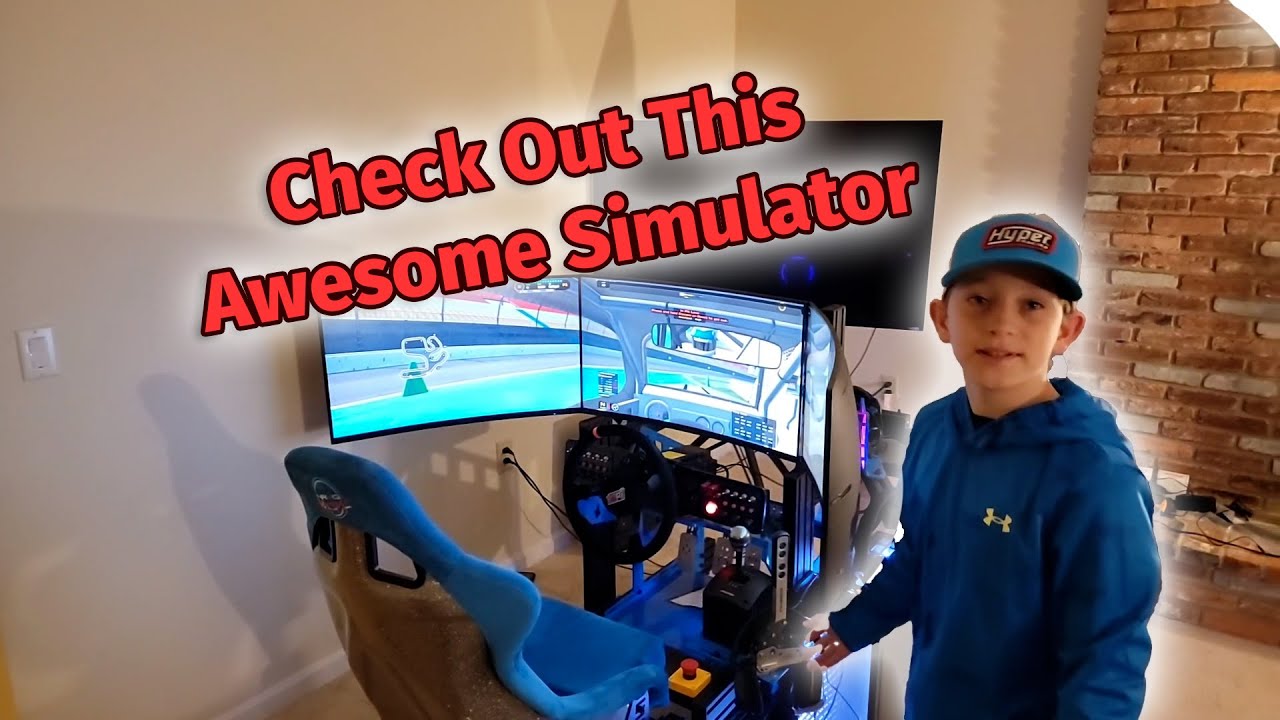 New $12,000 Racing Simulator for one lucky kid | iRacing | Driver Training