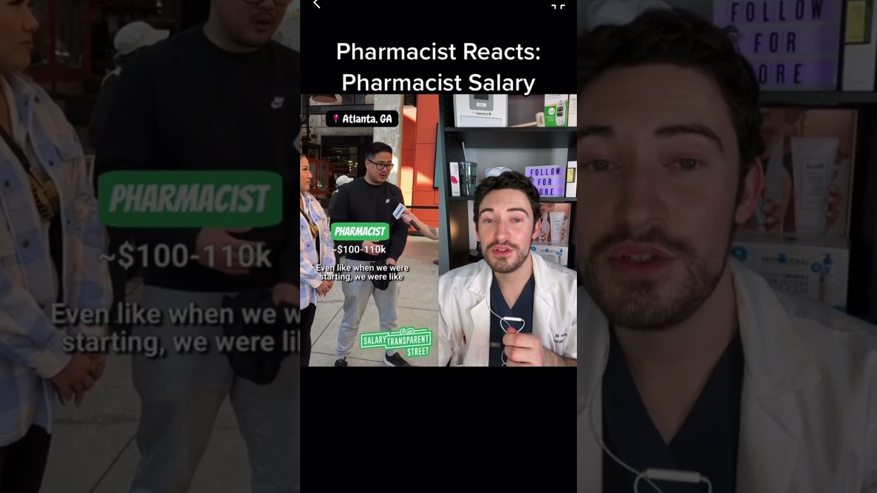 Pharmacist Salary REVEALED #pharmacist #pharmacy #pharmacystudent #pharmacyschool #shorts