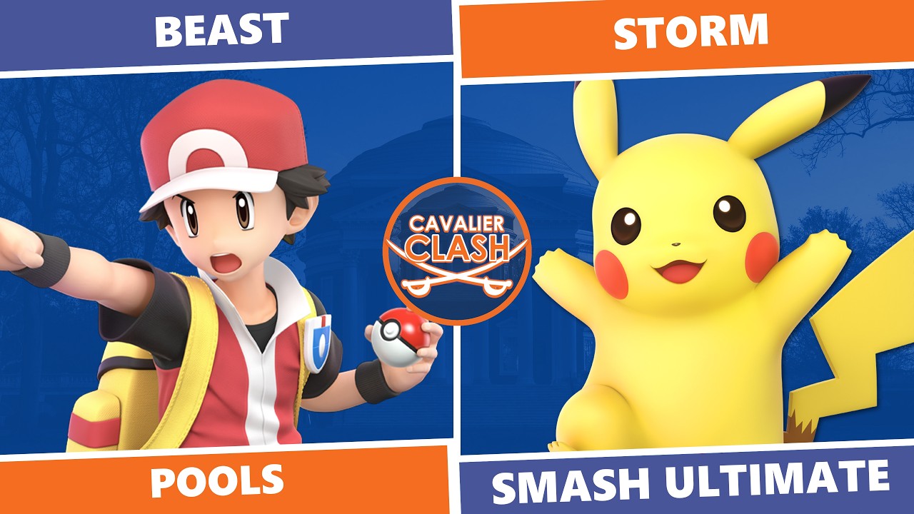 Cavalier Clash 7: Pools - Beast (Pokemon Trainer) Vs. storm (Pikachu) SSBU