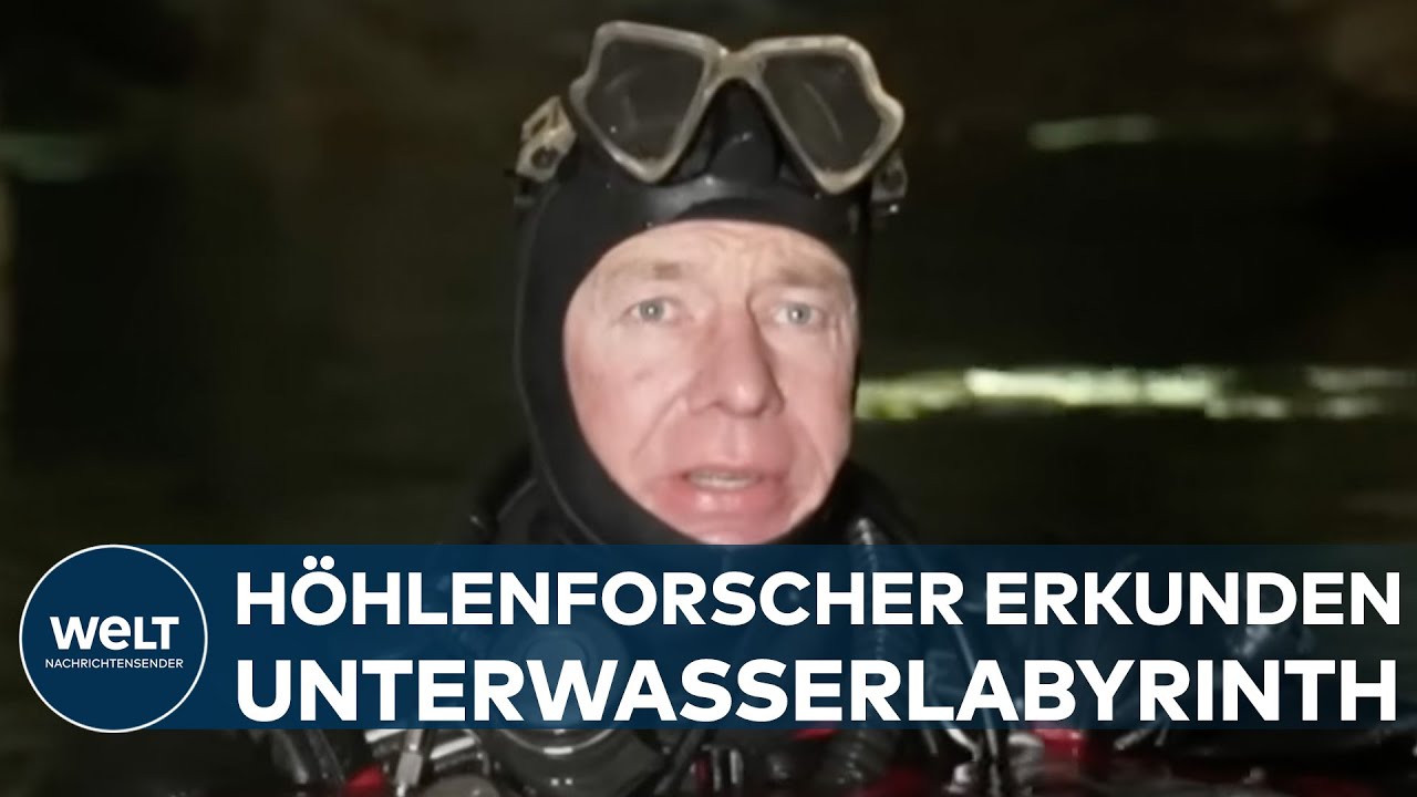 WIMSENER HÖHLE: Höhlenforscher erkunden Unterwasserlabyrinth in Deutschland | WELT Magazin