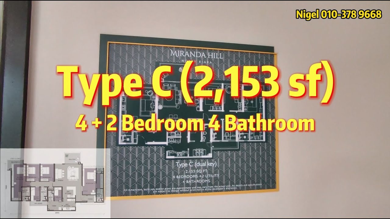 Type C -2,153 sf (4+R2 4B)【Miranda Hill @BRDB】Review