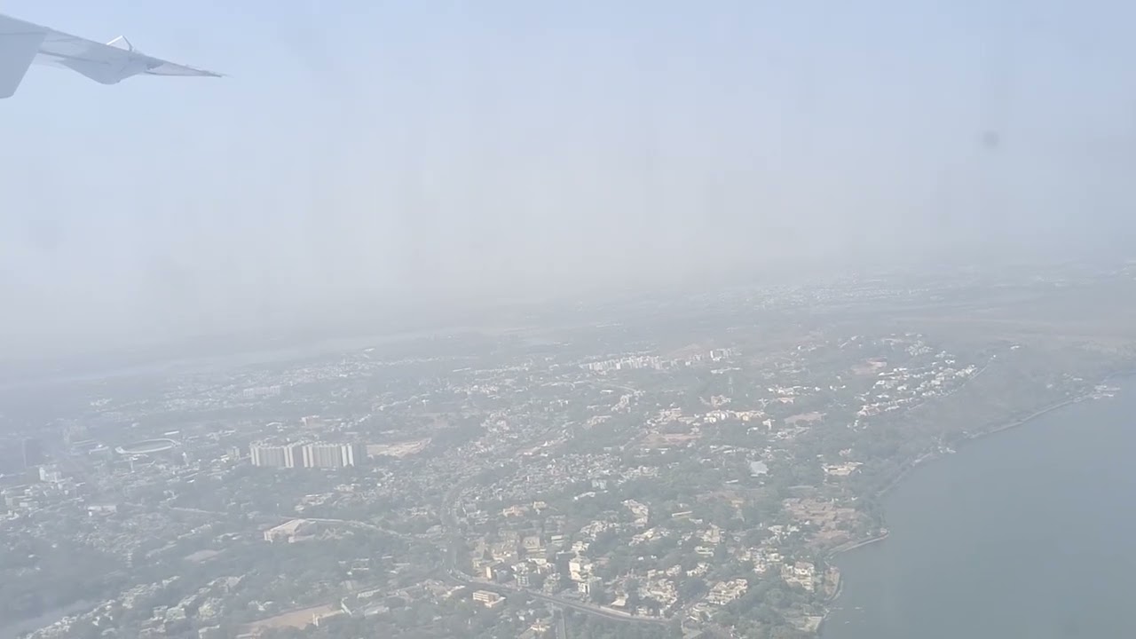 Take off from Bhopal Airport
