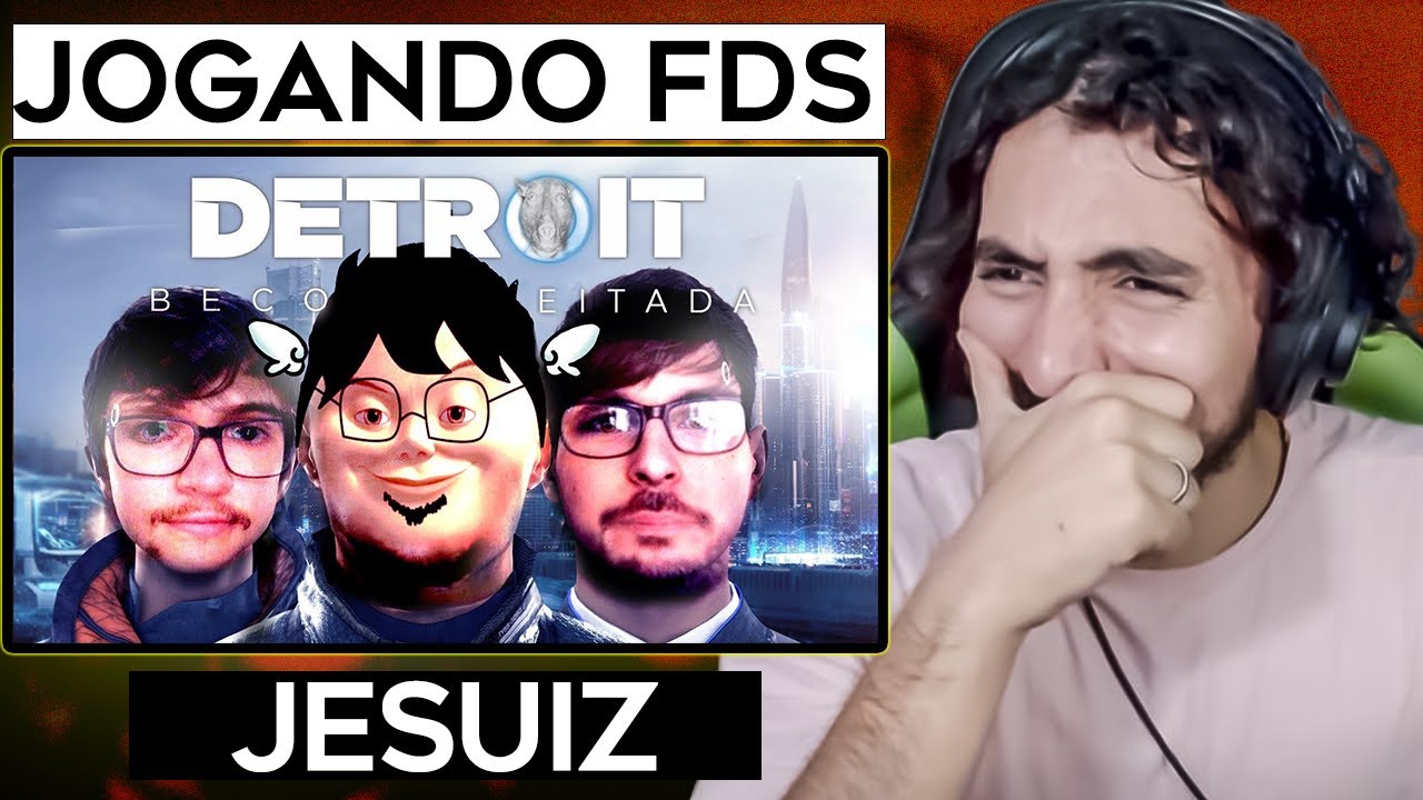 ASSUNTOS ABSURDOS E ESCOLHAS PIORES AINDA EM DETROIT: BECOME HUMAN NO jogandofoddaci | Leozin React