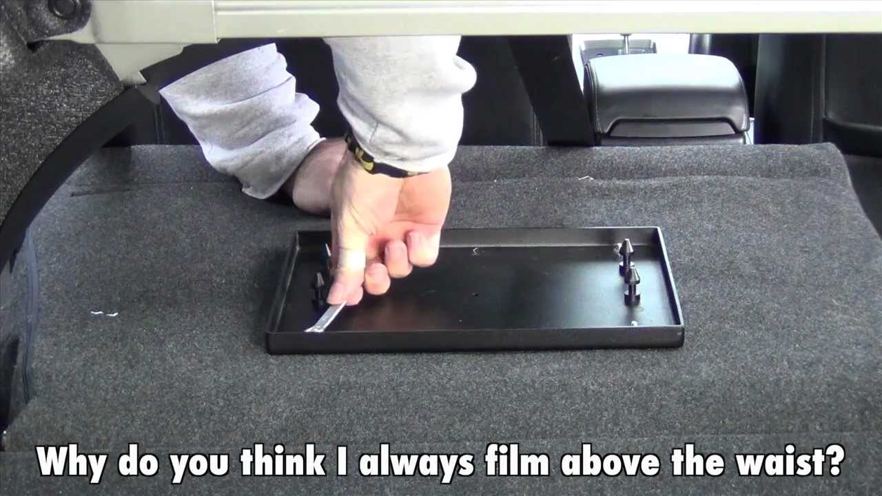 Installing CarryVault Gunsafe in Car