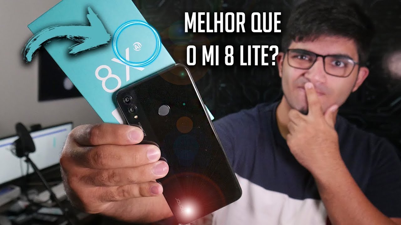 O Concorrente de respeito do Mi 8 lite, mesmo preço e da Huawei! HONOR 8X, UNBOXING!