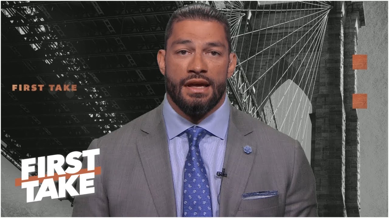 Roman Reigns talks battle with leukemia, LeBron James and the Lakers | First Take