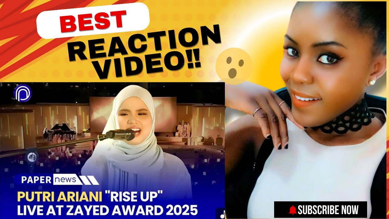 Putri Ariani- Rise Up (Live at Zayed Award 2025) BEST REACTION MUSIC VIDEO🥰