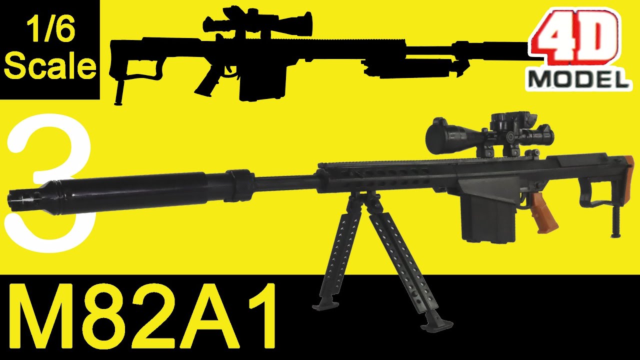 M82A1 1/6 scale model DETAILED review (Light weapon model series Vol. 1)