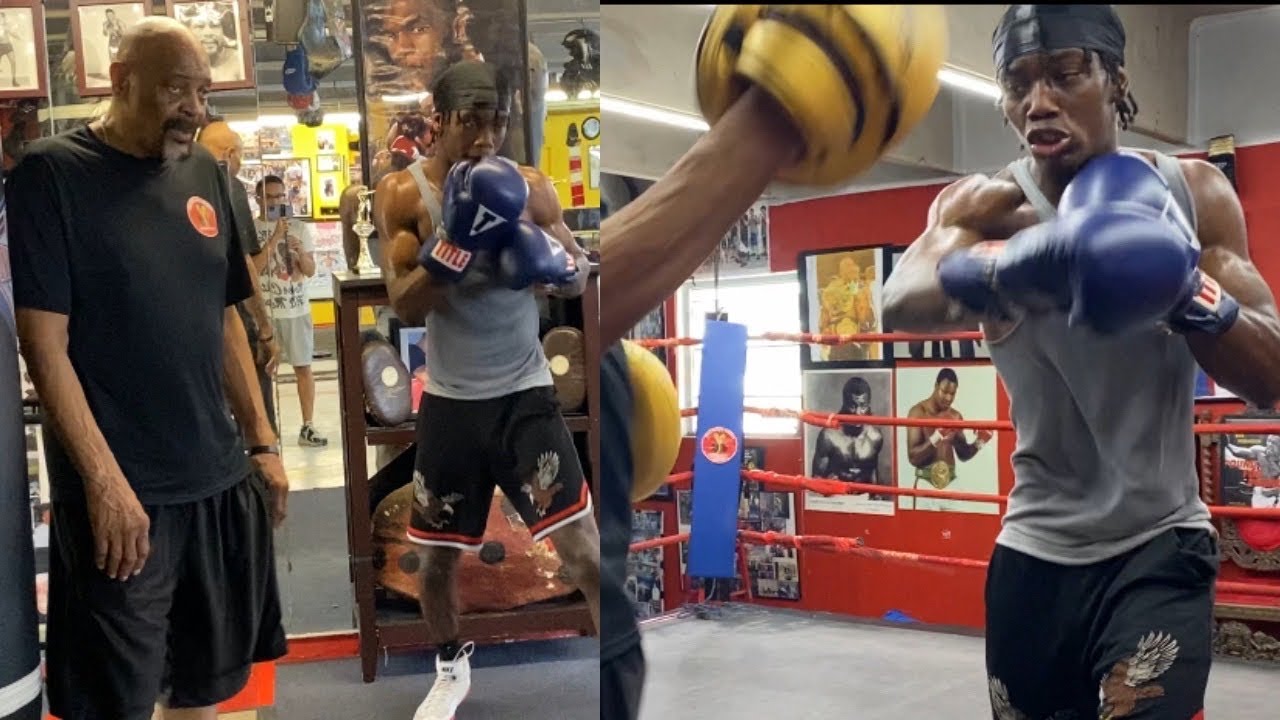 ALEX BRAY WITH THE THOMAS HEARNS BODY TRAINING FOR BOXING GREATNESS WITH STACEY MCKINLEY!!!