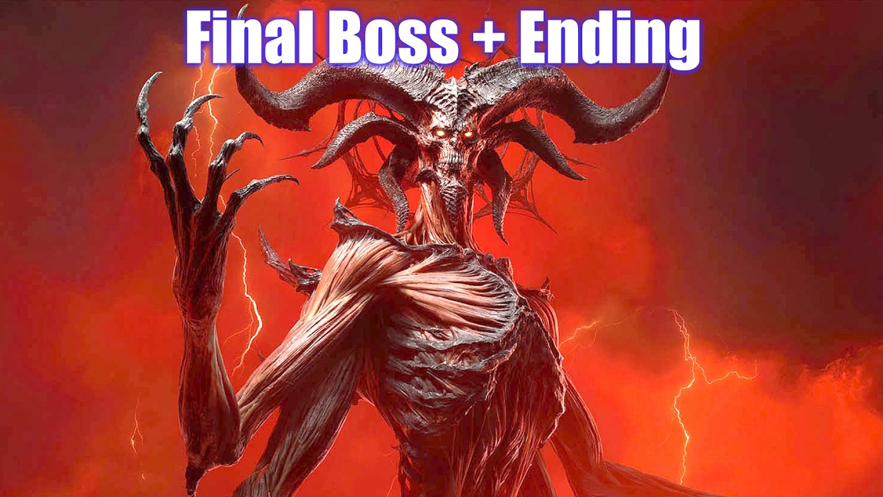 Diablo 4 Lord of Hatred - Mephisto Final Boss & Ending (Torment Difficulty)